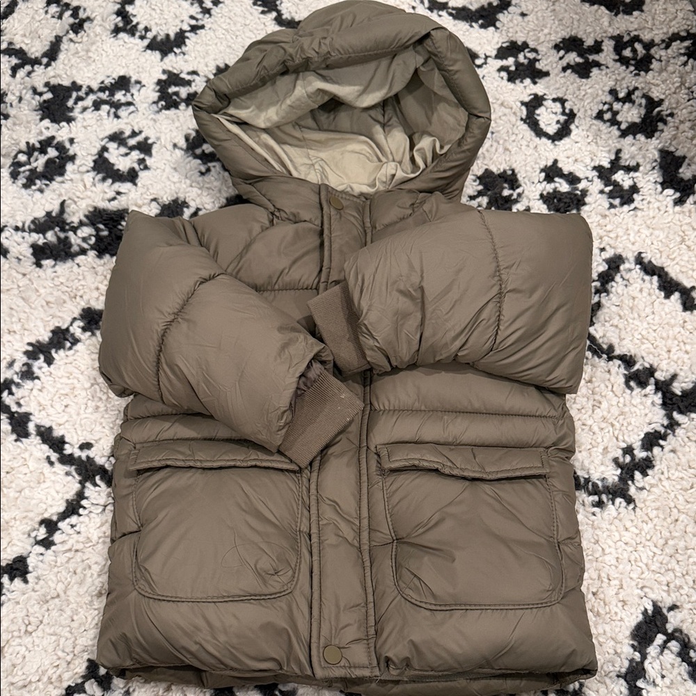 Zara Kids Water Repellent Puffer Coat